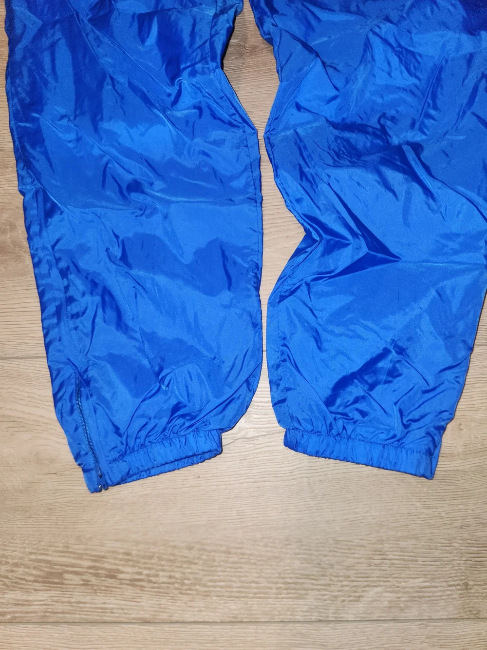 Vintage Y2K 90s Nike Blue Insulated Cotton Lined Blue Track Pants Men Size Large